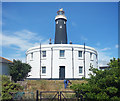 TR0816 : The Round House and Old Lighthouse by Des Blenkinsopp