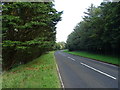 Bend in the A975 near Waterside