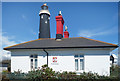 TR0816 : Lighthouse Keeper's Cottage and Old Lighthouse by Des Blenkinsopp