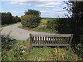 Bench at the bend of Sike Lane