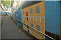 View of tile art in the subway leading from Culloden Street #3