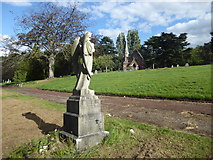 TQ4577 : Flaunty memorial in Woolwich Old Cemetery by Marathon