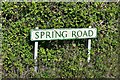 Bardwell: Spring Road Sign