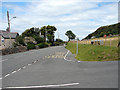 Road out of the hills joining the A493 road