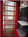 Inside a former BT phonebox,  Llanarth, Monmouthshire