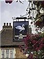 The pub sign for The Old Swanne Inne