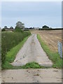 Farm track and footpath north of Streetlam