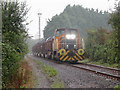 Industrial shunting locomotive at Trostre