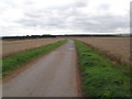 Private road to High Mowthorpe