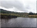 NN3925 : Allt Coire Ardrain - River Fillan confluence by Richard Webb