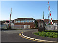 Pembrey signal box and level crossing in Burry Port