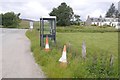 Operational telephone box, Auchnarrow