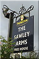 Sign for the Sawley Arms, Sawley