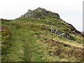 NT9521 : Path, Housey Crags by Geoff Holland