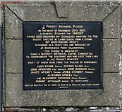 D2818 :  Peridot Memorial Plaque by Gerald England