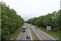 The A1 north approaching Grantham