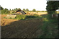 Collapsed building by the footpath to Adderbury Grounds