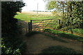 Gate on the footpath to Bodicote