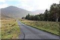 The A849 running into Glen More