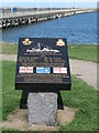 Memorial near Little Shore, Amble