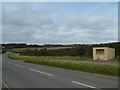 Lay-by with bus shelter by the B3266