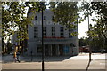 View of the Old Vic Theatre from Emma Cons Gardens #2