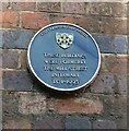 Blue plaque on the former Mill Street Infirmary