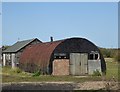 Dilapidated Nissen hut in the grounds of Cardox International Ltd. Faversham