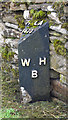 Boundary marker at the junction of the A689 and B6278 (2)