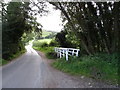 Ford and pedestrian bridge on the Lunshaw Beck, Boltby