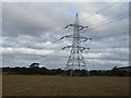 Pylon in field near Felixkirk 