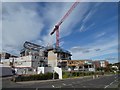 Construction site for new swimming pool, Exeter