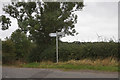 NZ3419 : Road sign on Bishopton Lane by Ian S