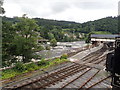 Llangollen Station and the River Dee