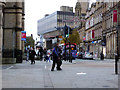 Halifax town centre with the former Halifax Building Society Headquarter