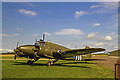 SJ4826 : WWII Shropshire: RAF Sleap - Avro Anson (3) by Mike Searle