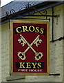 Sign for the Cross Keys, Bellerby