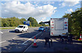 Catering van in a lay-by on Redditch Road (A441), Alvechurch