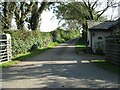 Private farm road to Cwyrt