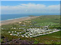 Hillend Caravan and Camping Site from Rhossili Down