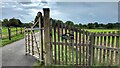 Gates and drive leading to Oaklands Farm