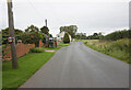 Moulton Lane towards Markstone House