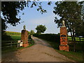 Gateway with lions, Queenhill