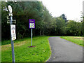 Notice on pole, Arleston Park, Lisnamallard