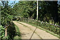 Footpath on track near South End