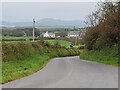 Looking down the road from Trefacwm