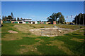 Man-made pond at Hardwick Grange Housing Site