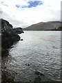 NG7921 : View Southwest from the Kylerhea Ferry slipway by jeff collins