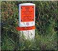 Gas pipeline marker on Orton Road 0004