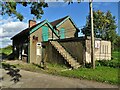 Former gravel works offices at Carlton-on-Trent